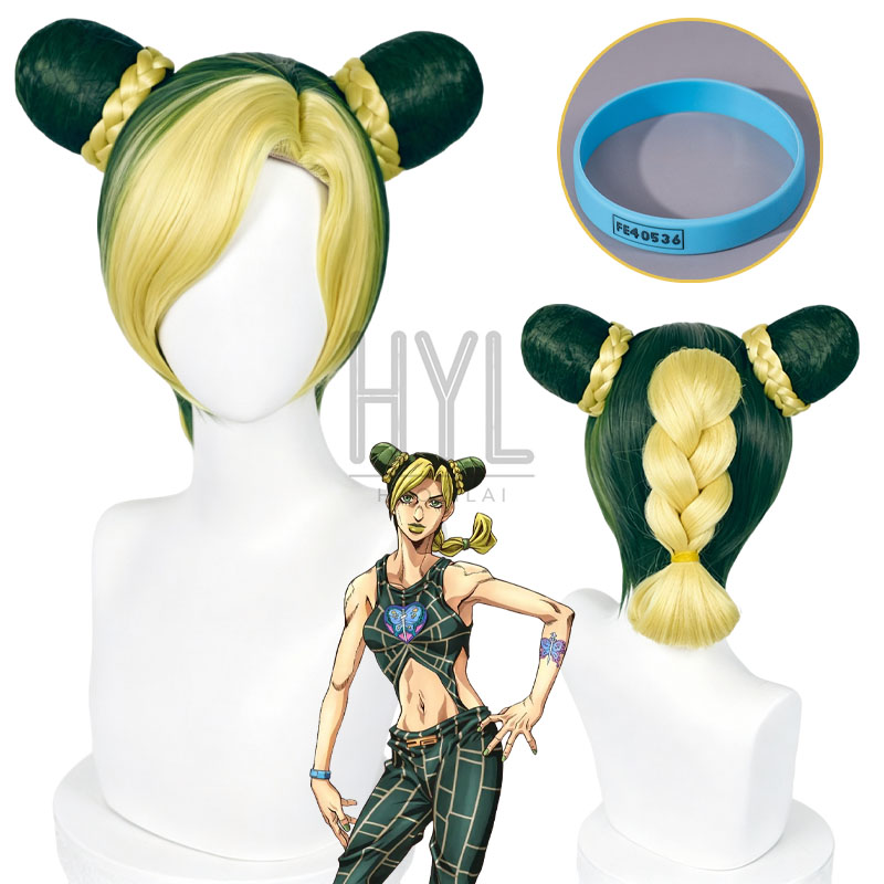 Tech Accessories For Men - Parrucca Cosplay Anime JOJO Jolyne Cujoh