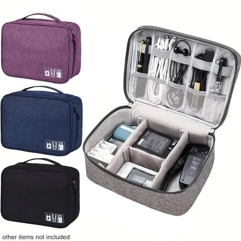 Tech Accessories Storage - Organizer Elettronico da Viaggio, Custodia Impermeabile