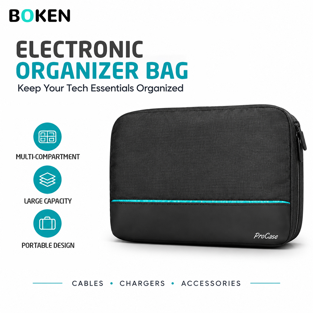 Tech Accessories Storage - Borsa organizer per accessori tecnologici da