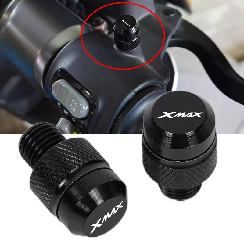 Xmax Tech Max Accessories - Moto CNC Specchio Foro Tappi Viti
