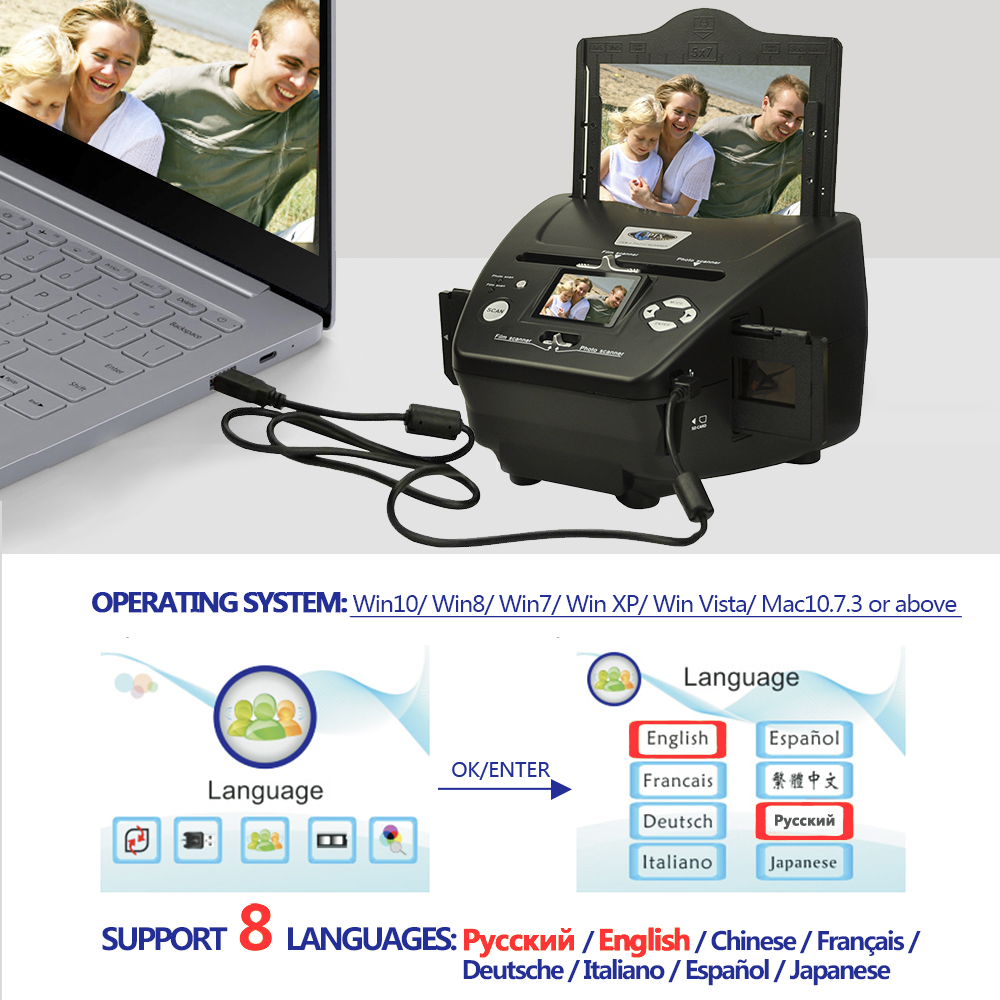 Scanner per pellicole digitali - Document Scanner Portable recensione e prezzo