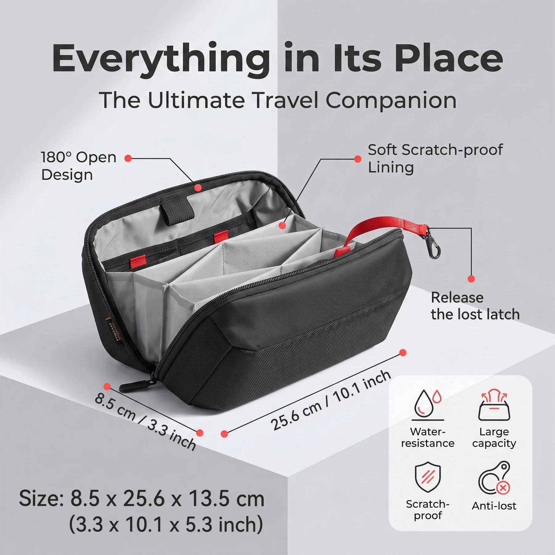 Organizer da Viaggio per Dispo - Tech Accessories Storage recensione e prezzo