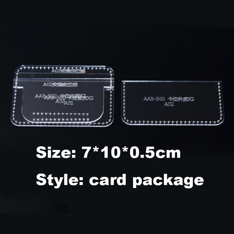 1 Set Modello in pelle acrilic - Unique Tech Accessories recensione e prezzo